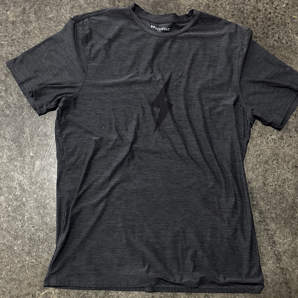 Bruce Bolt Charcoal Short Sleeve Tee